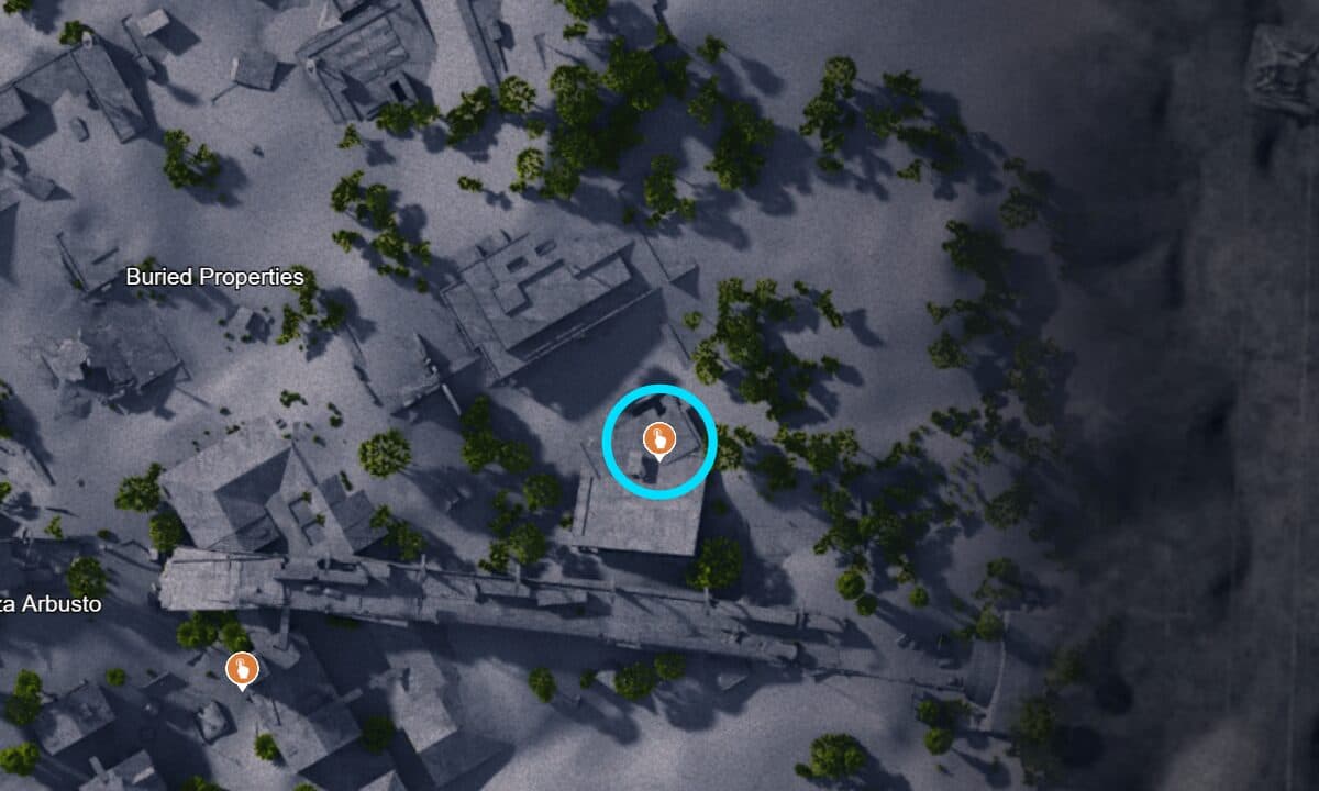 Button 9 location in Buried City