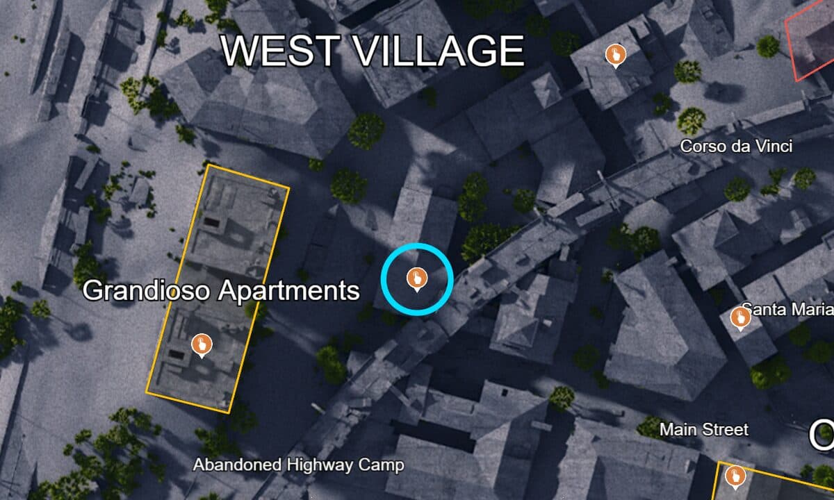 Button 11 location in Buried City