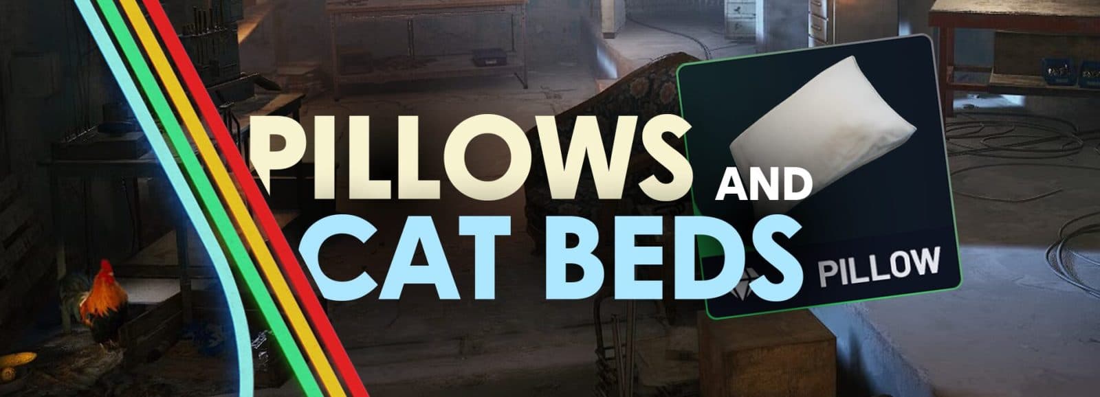 Pillow and Cat Bed farming overview