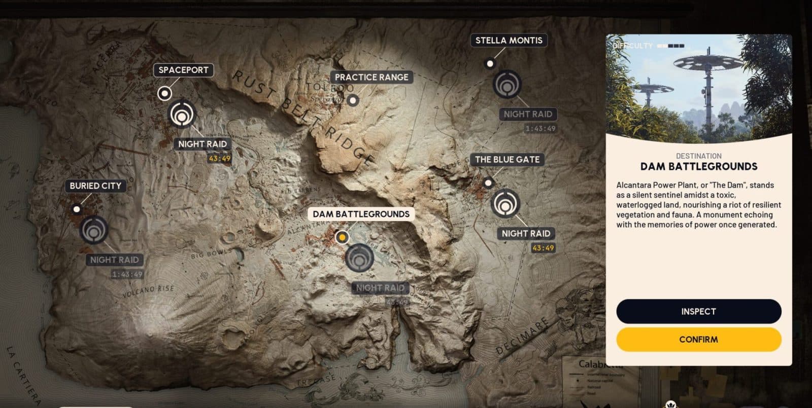 Dam Battlegrounds map for Lightbulbs
