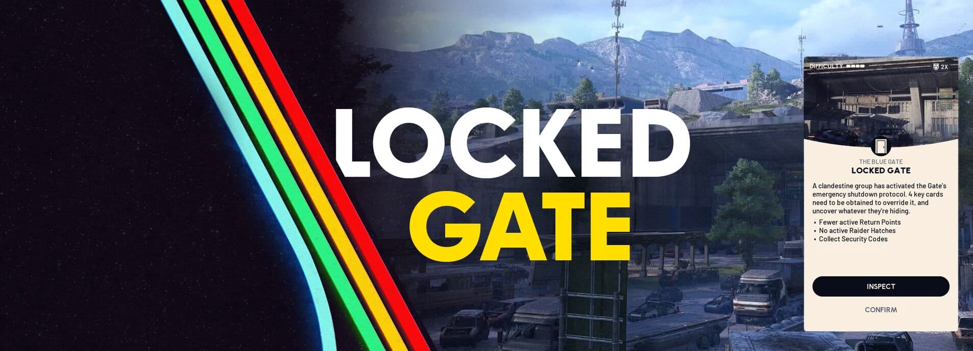 Locked Gate event banner on Blue Gate
