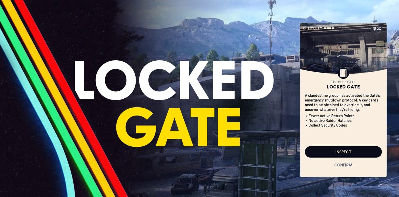 Locked Gate reinforced checkpoint on Blue Gate
