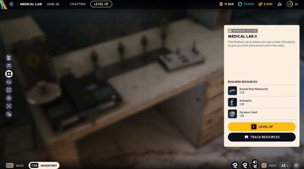 Surveyor Vault shown as a rare ARC component drop